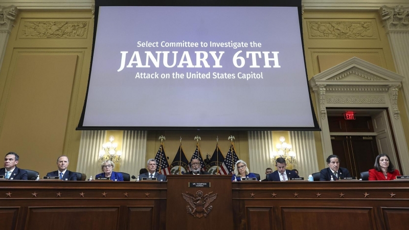 La comisión especial de la Cámara de Representantes que investiga el asalto al Capitolio del 6 de enero de 2021.