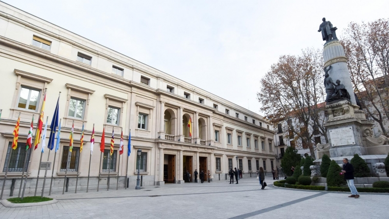 Edificio del Senado, a 20 de diciembre de 2022, en Madrid (España).