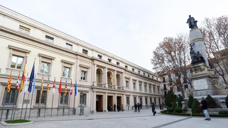 Edificio del Senado, a 20 de diciembre de 2022, en Madrid (España).