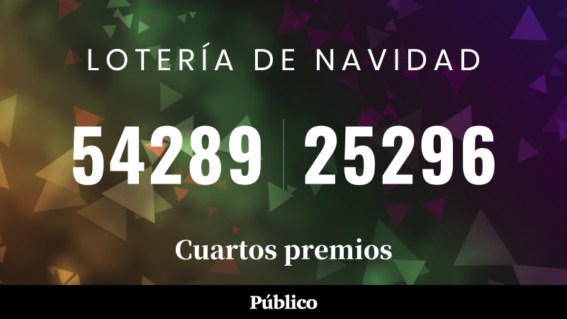 Cuartos premios de la Lotería de Navidad 2022.