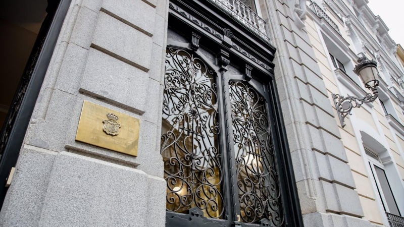 Entrada al Consejo General del Poder Judicial (CGPJ), en el edificio del Tribunal Supremo, en Madrid. E.P./Carlos Luján