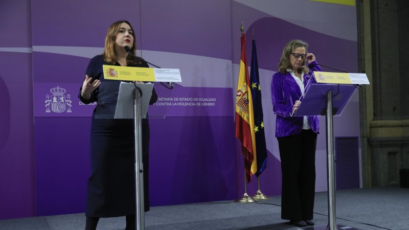 Ángela Rodríguez y Victoria Rosell comité de crisis