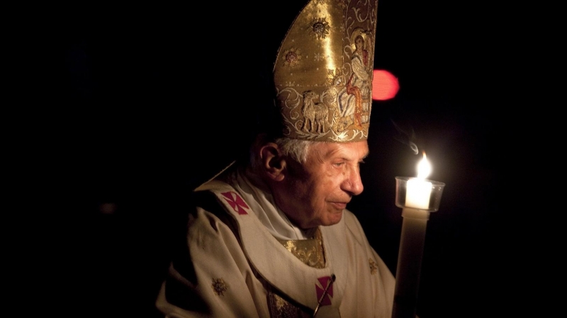 El papa emérito Benedicto XVI en una imagen de Archivo.