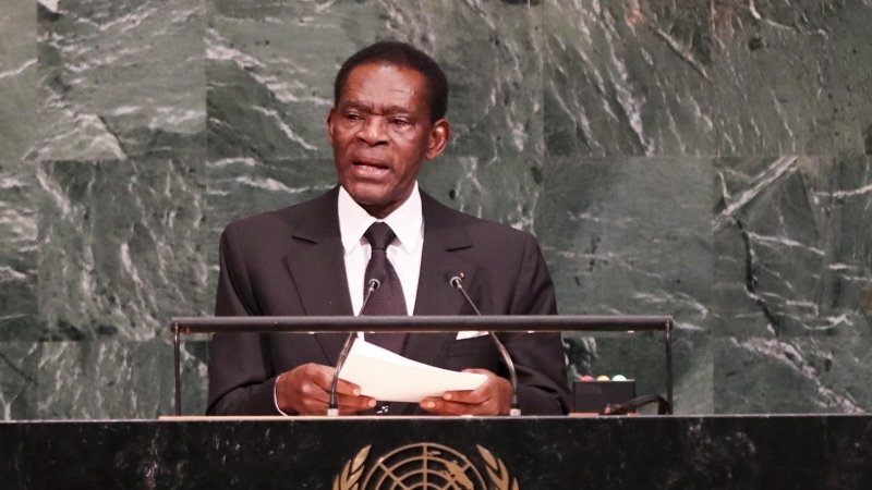 Imagen de archivo de Teodoro Nguema, presidente de Guinea Ecuatorial