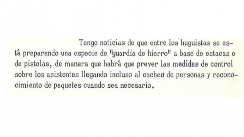 Extracto de los documentos de la 'Operación Reconquista' a los que 'Público' ha tenido acceso.