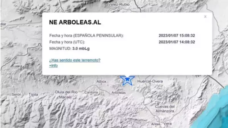 Terremoto en Arboleas