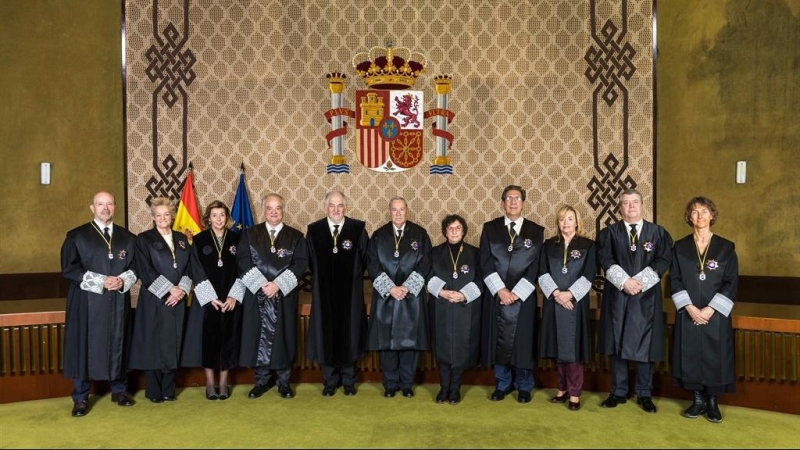 Los actuales once miembros del Tribunal Constitucional, tras la renovación del 9 de enero de 2023.