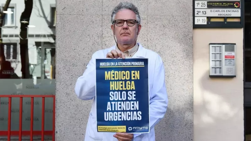 Presidente del comite´de huelga médicos atención primaria madrid