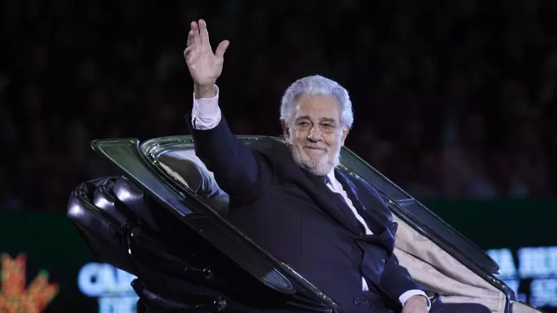 El tenor Plácido Domingo durante un evento en Sevilla,  a 17 de noviembre de 2022.