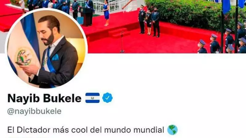 16/1/23 Biografía del presidente de El Salvador en Twitter.