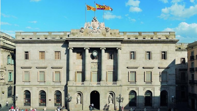 Fachada del Ajuntament de Barcelona en una imagen de archivo.