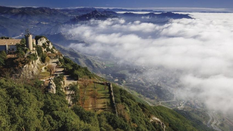 El Santuari de Queralt, a Berga (Berguedà), escenari de diverses rutes