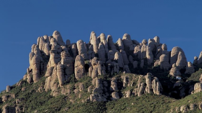 La muntanya de Montserrat, un dels punts d'interès del Camí de Sant Jaume