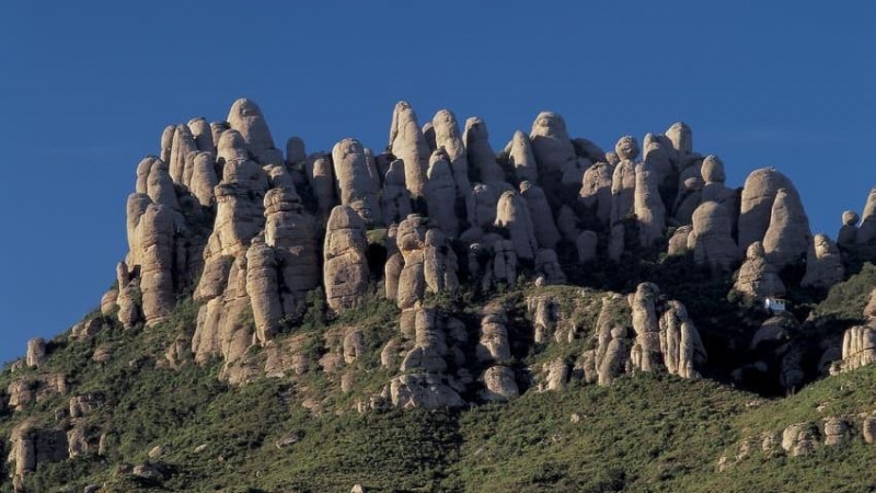 La muntanya de Montserrat, un dels punts d'interès del Camí de Sant Jaume