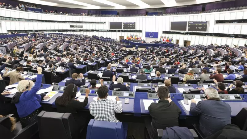 Imagen del Pleno del Parlamento Europeo de este jueves.