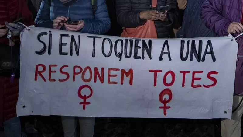 Imagen de archivo de una manifestación contra los feminicidios en Barcelona, a 2 de enero de 2023.