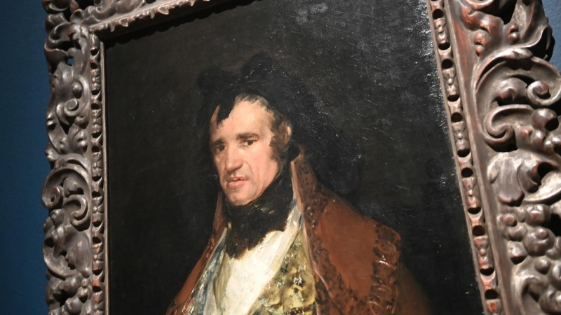 El retrato de Pedro Mocart de Francisco de Goya, en la exposición 'Spain and the Hispanic World', en la Royal Academy of Art de Londres. — NEIL HALL / EFE/EPA