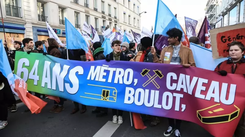 21/01/2023 protesta pensiones París