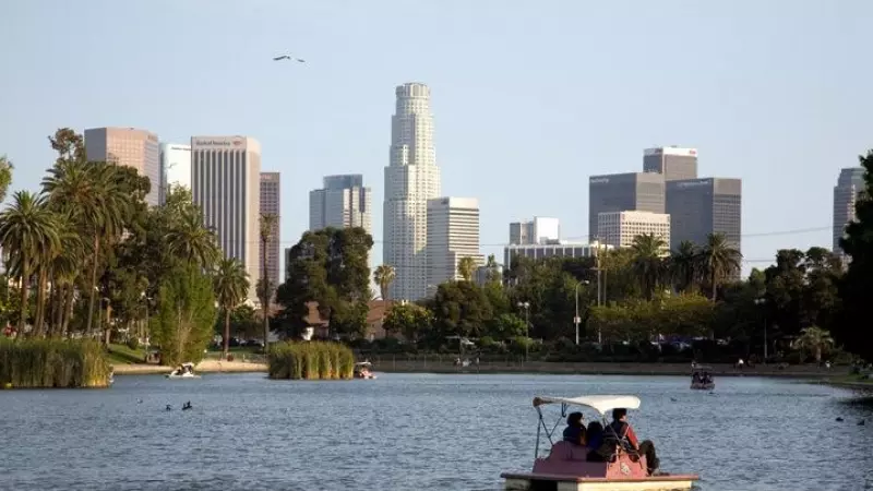 La ciudad de Los Ángeles, en EEUU.