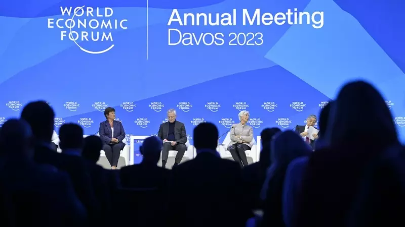 Conferencia del World Economic Forum, en Davos.