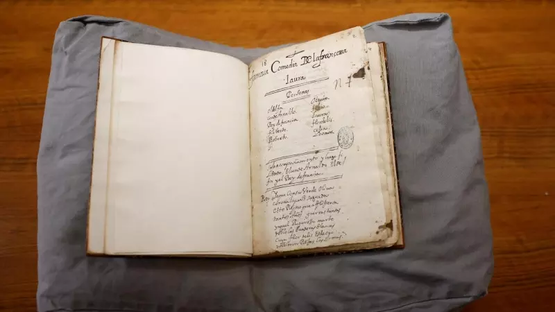 El manuscrito de 'La francesa Laura', conservado en el archivo de la Biblioteca Nacional de España (Madrid), ha sido atribuido al escritor Lope de Vega gracias al trabajo de un grupo de filólogos y de la inteligencia artificial a 31 de enero de 2023