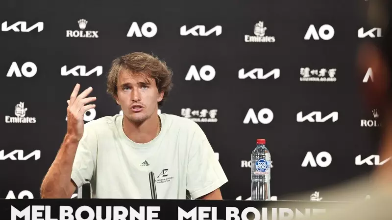 El tenista alemán, Alexander Zverev, durante el Australian Open 2023, a 14 de enero de 2023, Melbourne, Australia