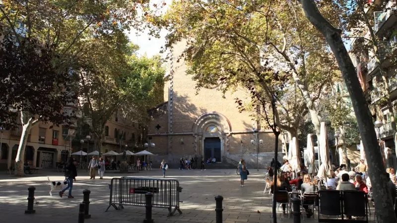 La plaça de la Virreina, també objecte de la literatura de Rodoreda