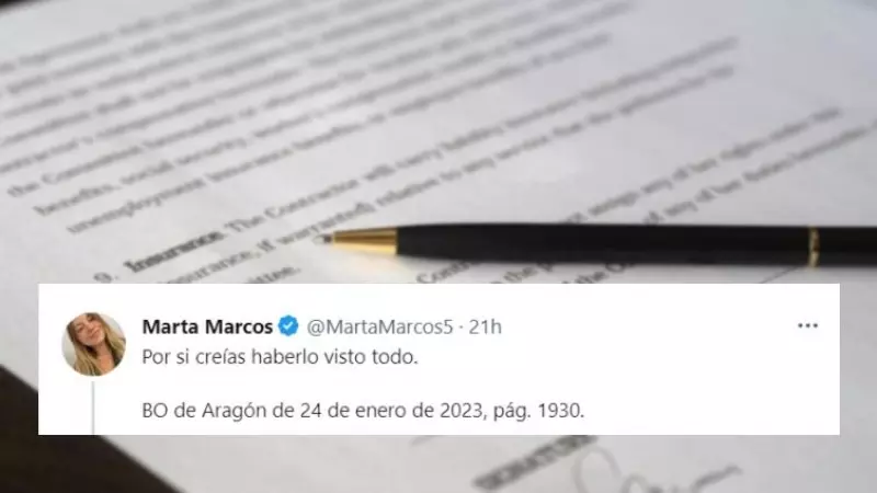 'La vida no nos da para más': cachondeo en Twitter con la frase que se ha colado en un Boletín Oficial de Aragón