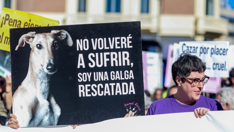 Manifestación de No a la Caza en Madrid