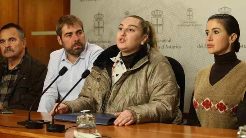 Una asturiana anuncia su intención de encandenarse a la Junta General tras dos años esperando por una operación de menisco