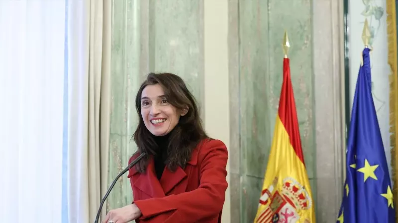 07/02/2023. Pilar Llop durante un acto del Ministerio de Justicia, a 20 de enero de 2023, en Madrid.