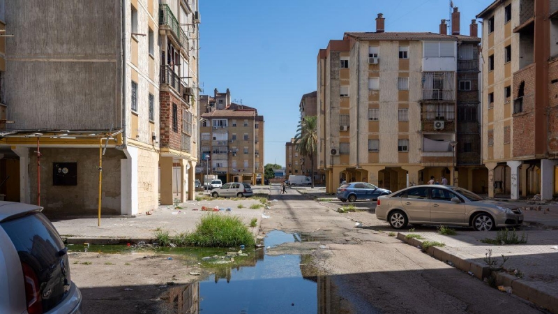 Imágenes del Polígono Sur de Sevilla, conocido popularmente como 'las tres mil viviendas'. Uno de los barrios más pobres de España, a 2 de septiembre del 2021 en Sevilla.