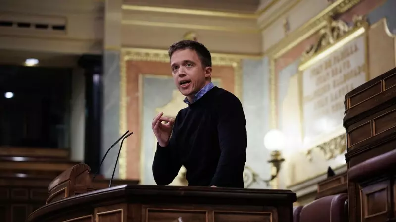 24/11/2022.- El líder de Más País, Íñigo Errejón, en una sesión plenaria en el Congreso. Alejandro Martínez Vélez / Europa Press