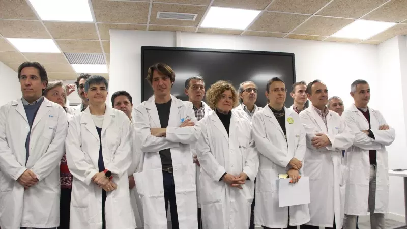 Las organizaciones médicas de Atención Primaria de la Comunidad de Madrid se reúne en una rueda de prensa, a 21 de febrero de 2023.