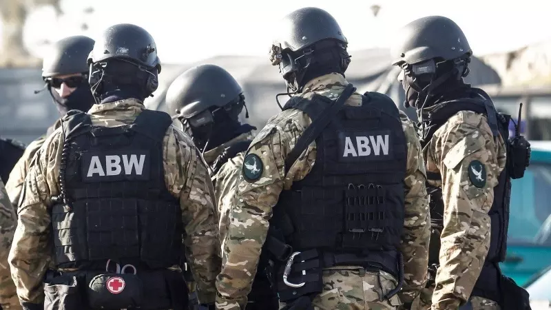 25/02/2023. Operativo de la ABW, la agencia de Seguridad Interna de Polonia