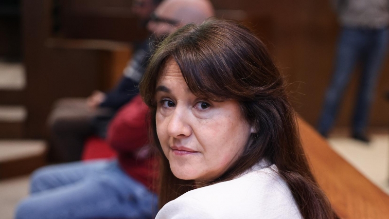 Laura Borràs, a l'inici del judici al TSJC.