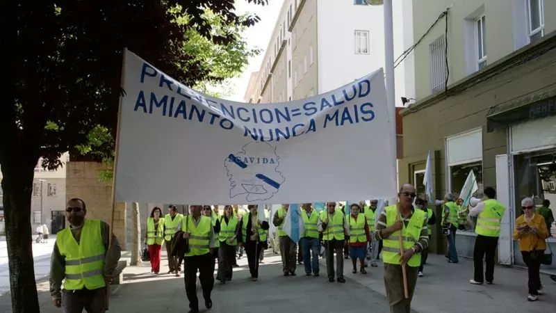 Protestas de Agavida por las calles de Ferrol