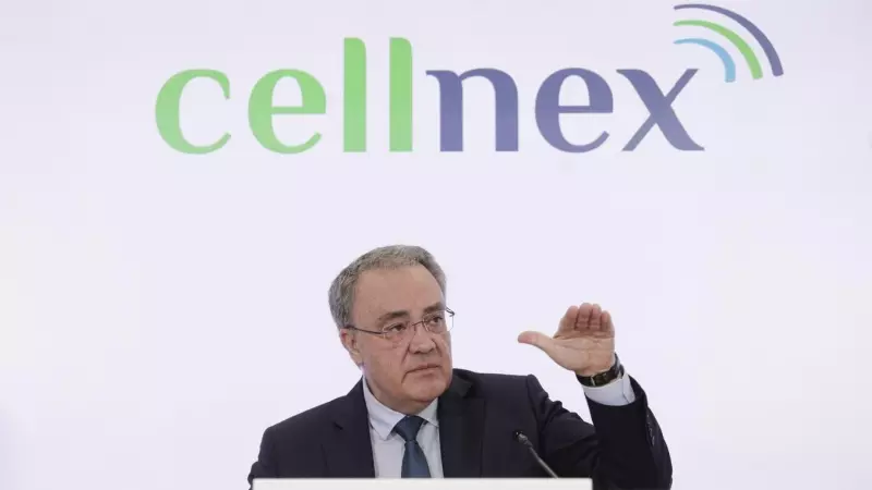 El consejero delegado de Cellnex, Tobías Martínez,  durante la presentación de los resultados del operador de infraestructuras de telecomunicaciones en 2022. EFE/Quique García