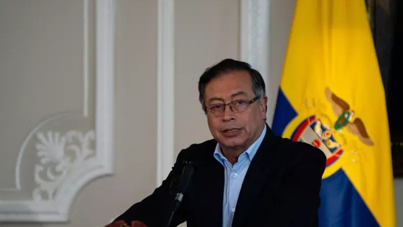 02/03/2023. Gustavo Petro en su visita a México, a 25 de noviembre de 2022.