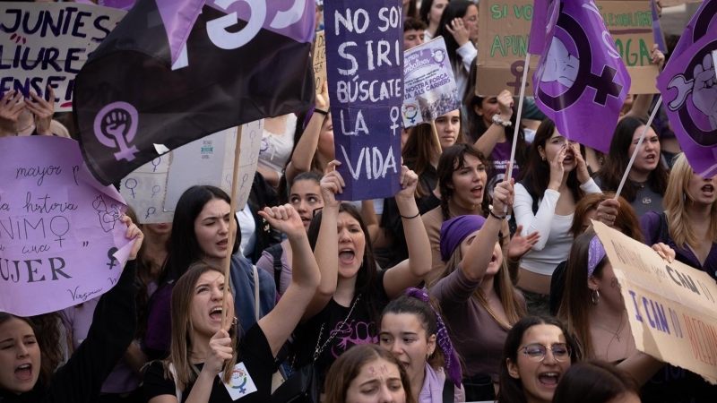 Manifestación 8M en Barcelona
