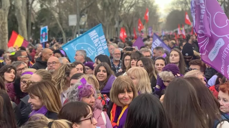 Manifestación de la Comisión 8M en Madrid, a 8 de marzo de 2023. — Alfredo Langa