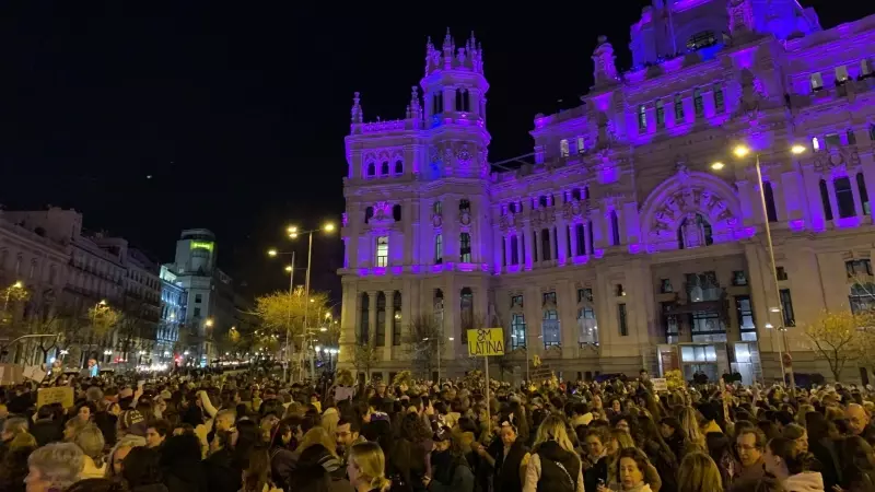 Manifestación del 8M en Madrid.