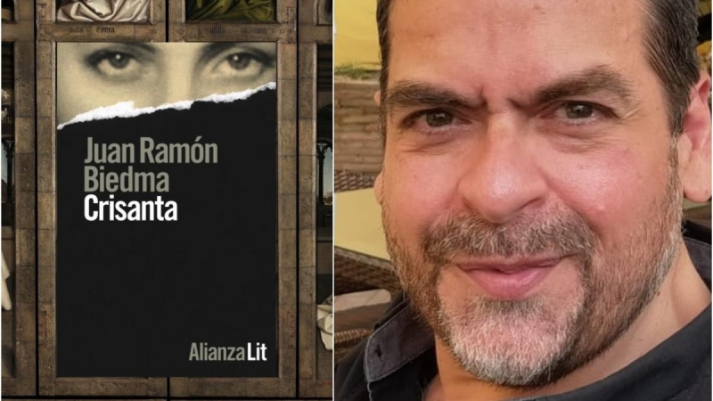 El escritor Juan Ramón Biedma, autor de la novela 'Crisanta'.