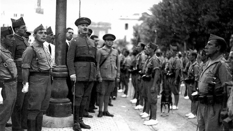 Gonzalo Queipo de Llano, en Sevilla.