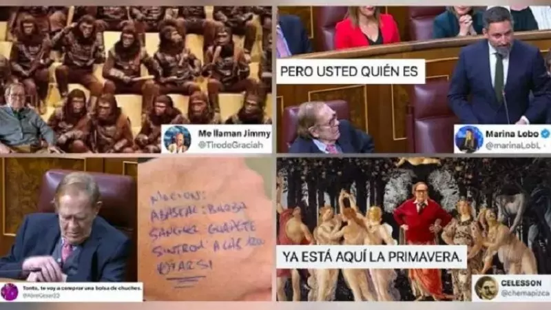 '¿A qué hora viene Tejero?': los memes más descacharrantes sobre Ramón Tamames y la moción de censura