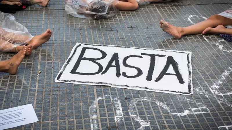 Una manifestación contra la violencia de las mujeres en Argentina. Imagen de Archivo.