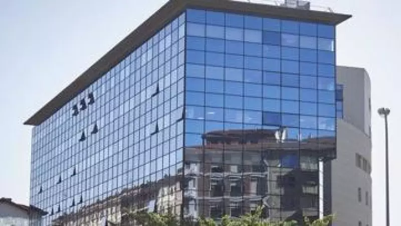 Fachada del Palacio de Justicia de Pamplona