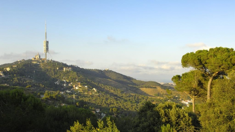 Vista al cim del Tibidabo