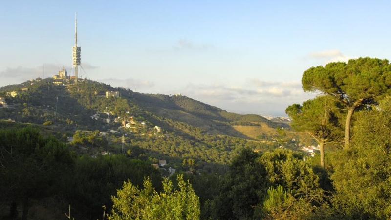 Vista al cim del Tibidabo