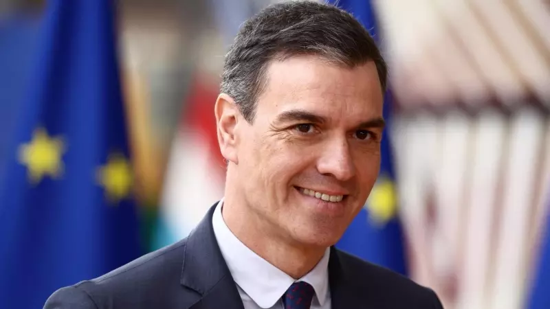 El presidente del Gobierno, Pedro Sánchez, este viernes en Bruselas.